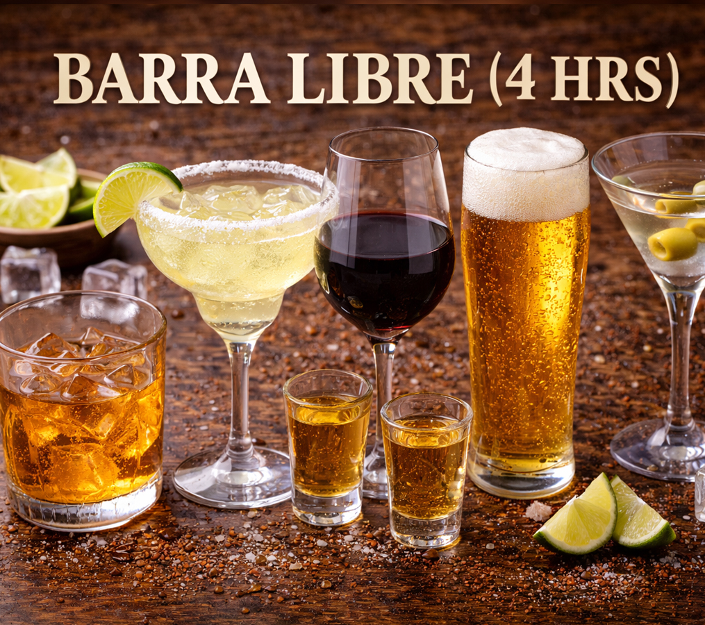 Barra libre (4 hrs)